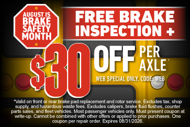 Brake Inspection Special