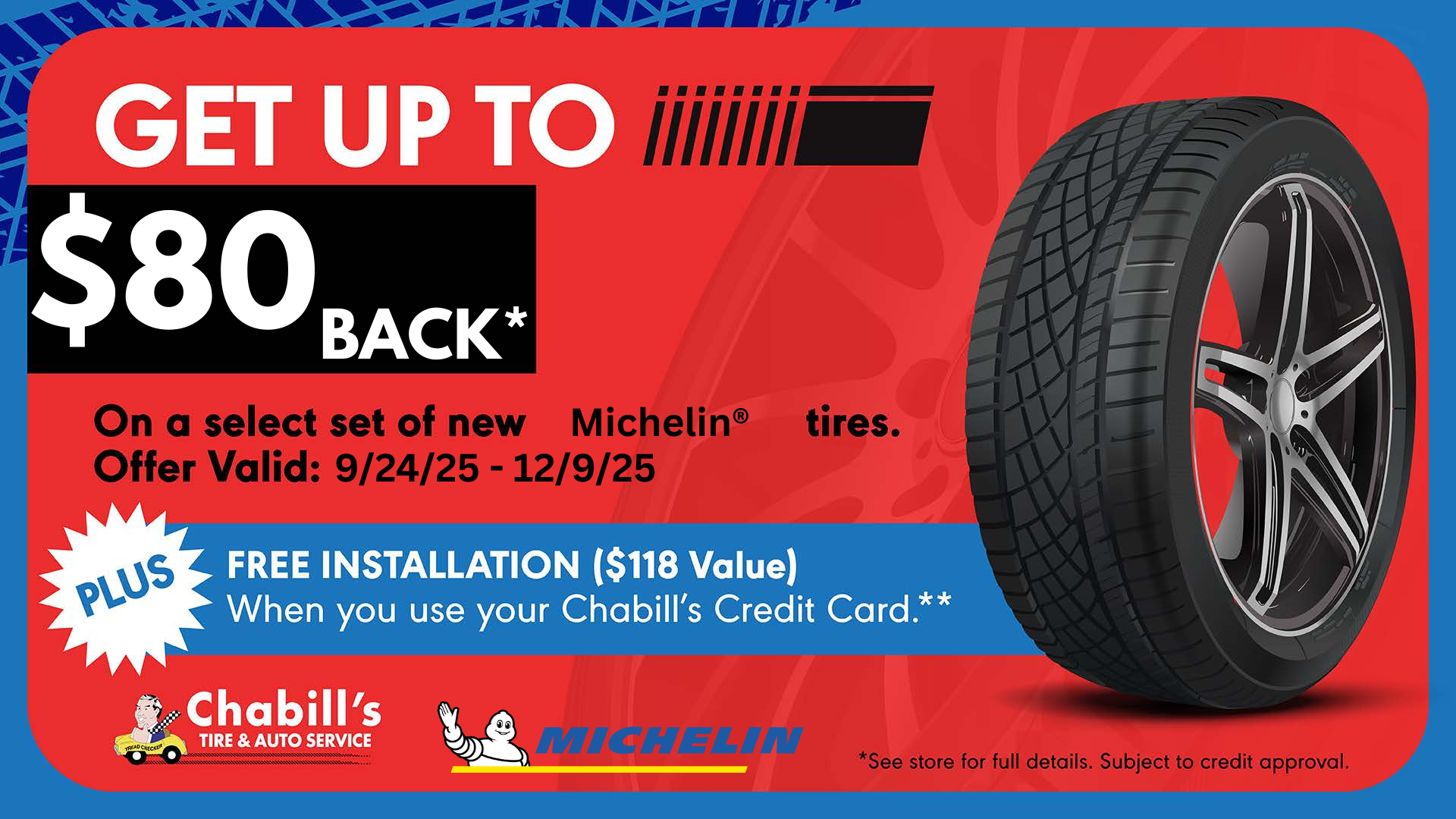Michelin Fall Promotion